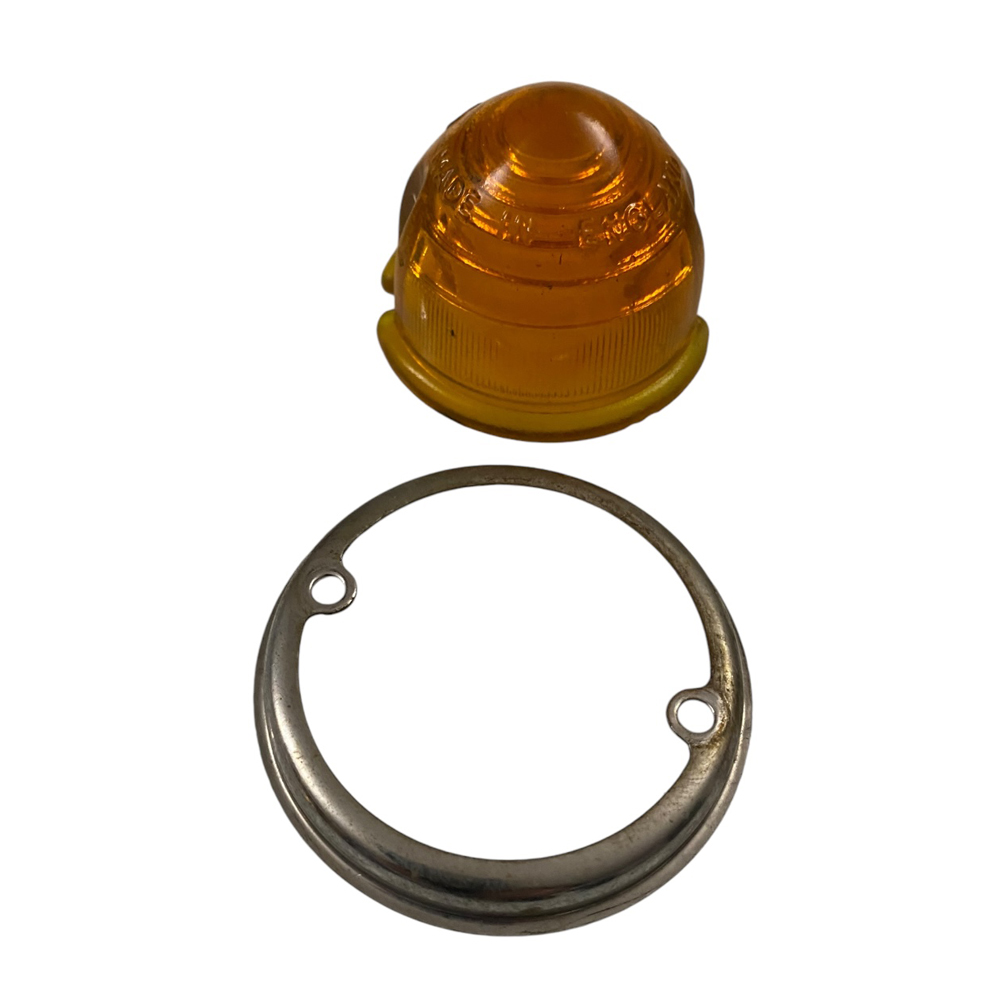 Lucas L639 Indicator Lens & Chrome Ring L639LENS